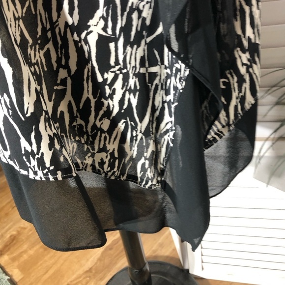 Pure Energy Kaftan Tunic Zebra Print Black White 2X 3X - Picture 8 of 11